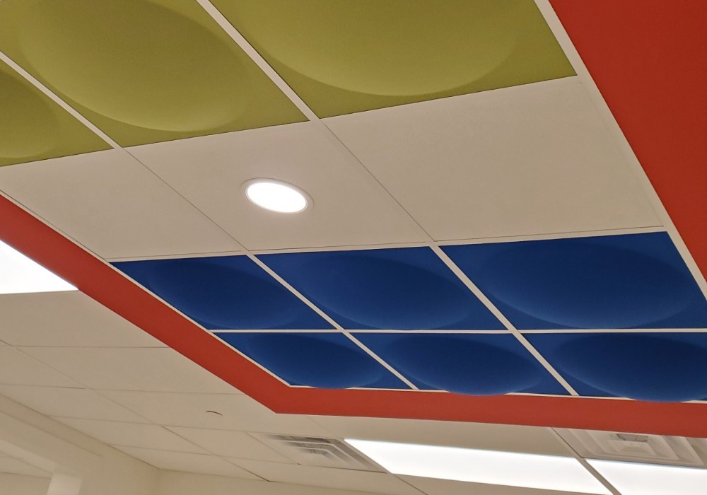 Beamsville GYM custom made dropped ceiling