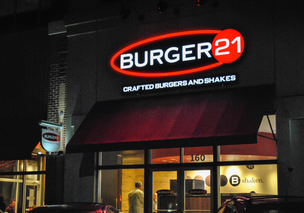 BURGER 21 fast food restaurants chain